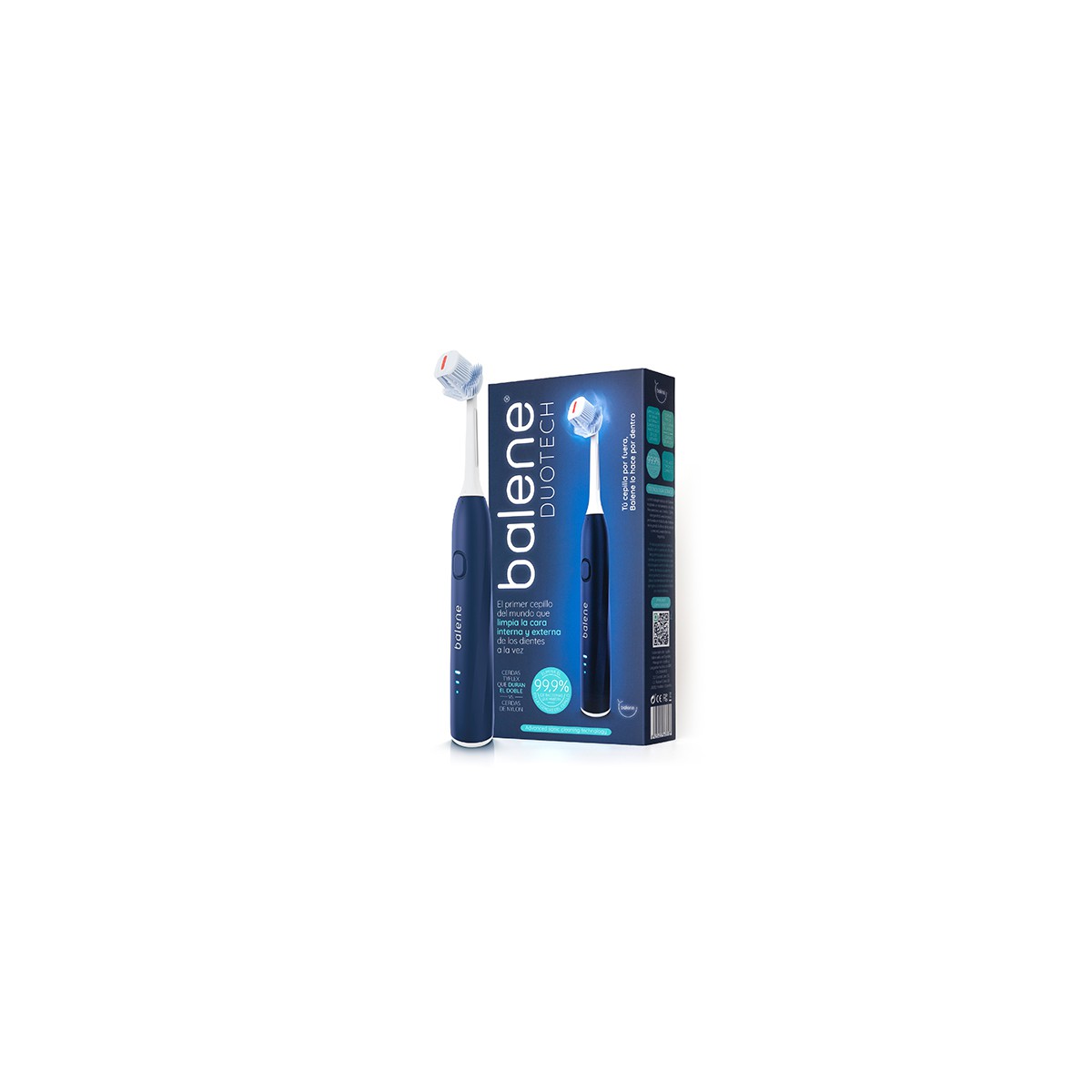 BALENE DUOTECH CEPILLO ELÉCTRICO AZUL MARINO