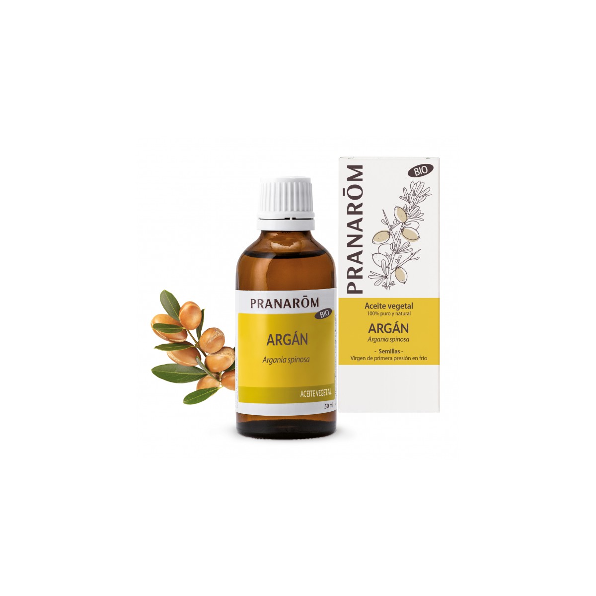 PRANAROM Aceite Vegetal de Argán 50 ml