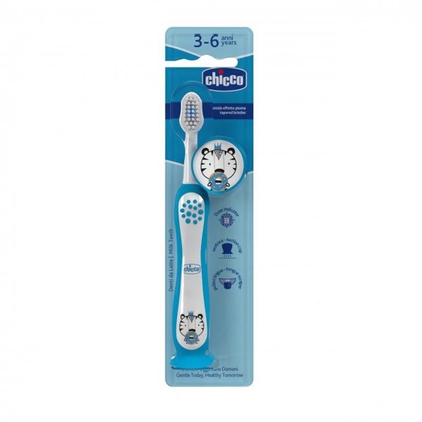 CHICCO Cepillo Dental 3-6 años Azul