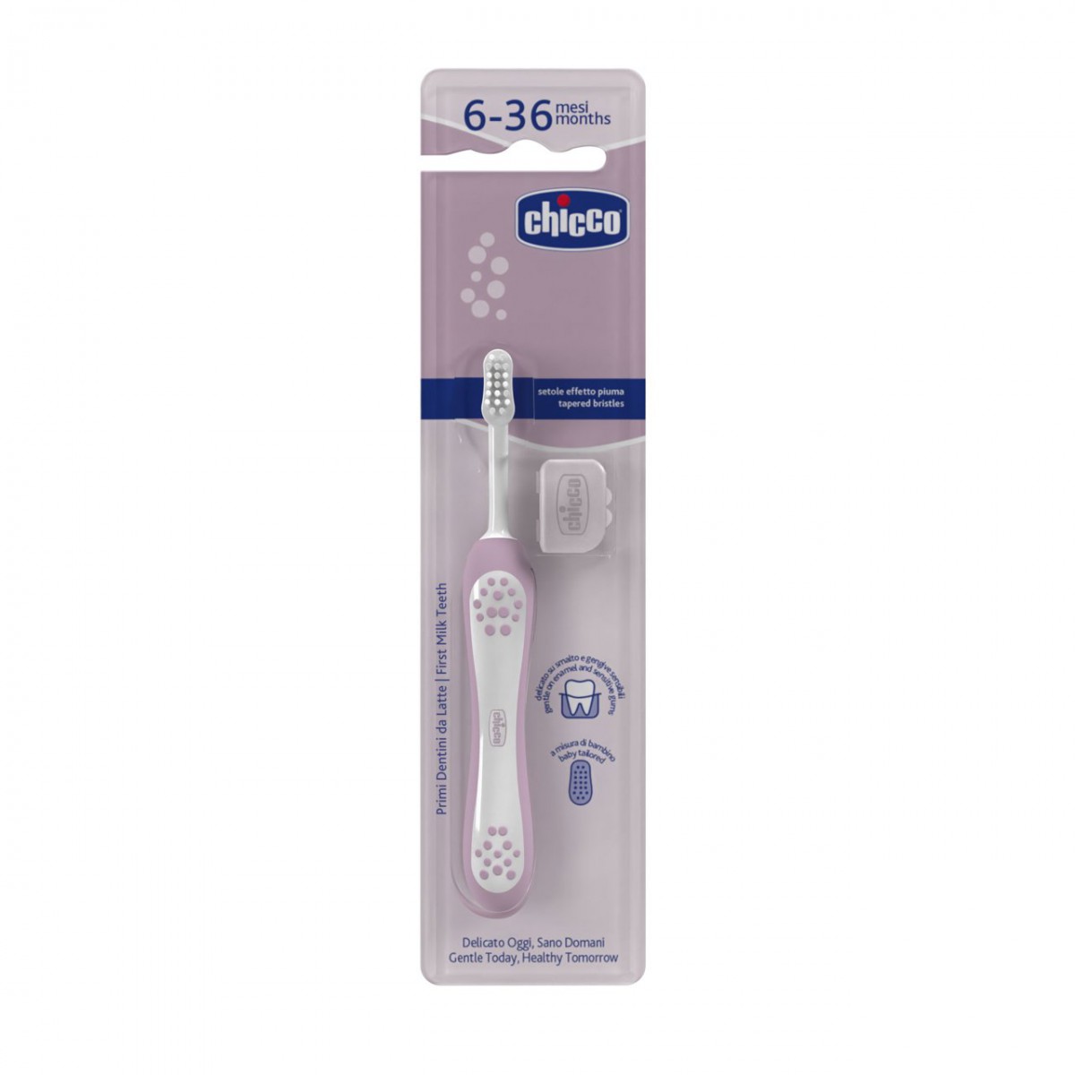 CHICCO Cepillo Dental 6-36M Lila