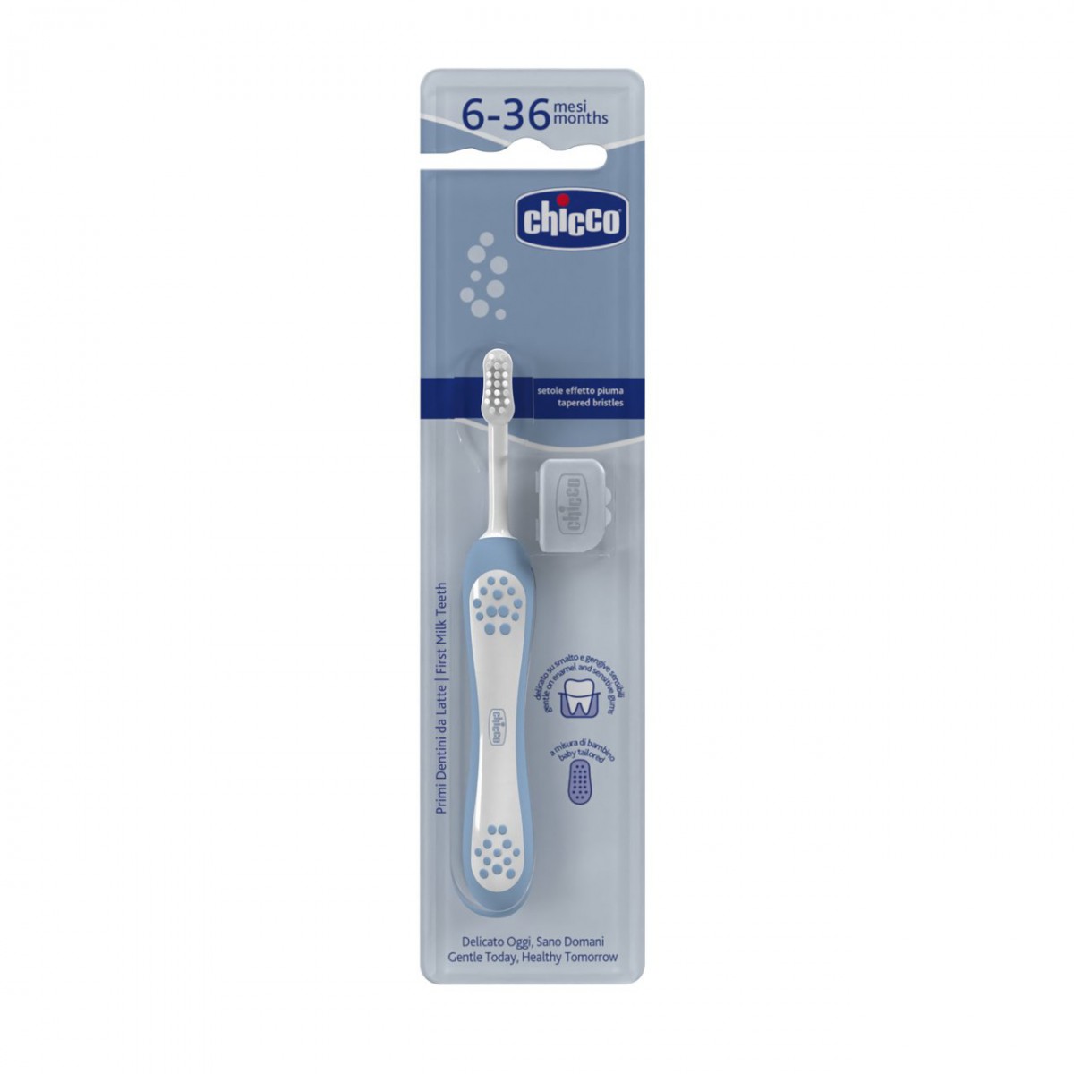 CHICCO Cepillo Dental 6-36M Azul