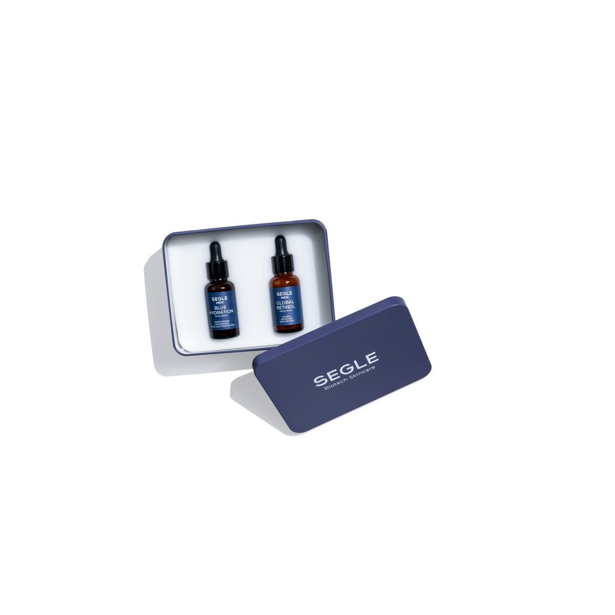 SEGLE Pack Men Sérum Blue Hydration 30 ml + Sérum Retinol 30 ml
