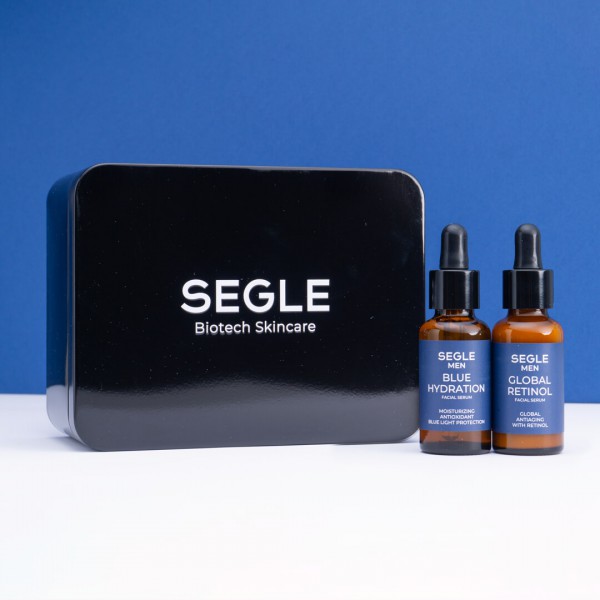 SEGLE Pack Men Sérum Blue Hydration 30 ml + Sérum Retinol 30 ml