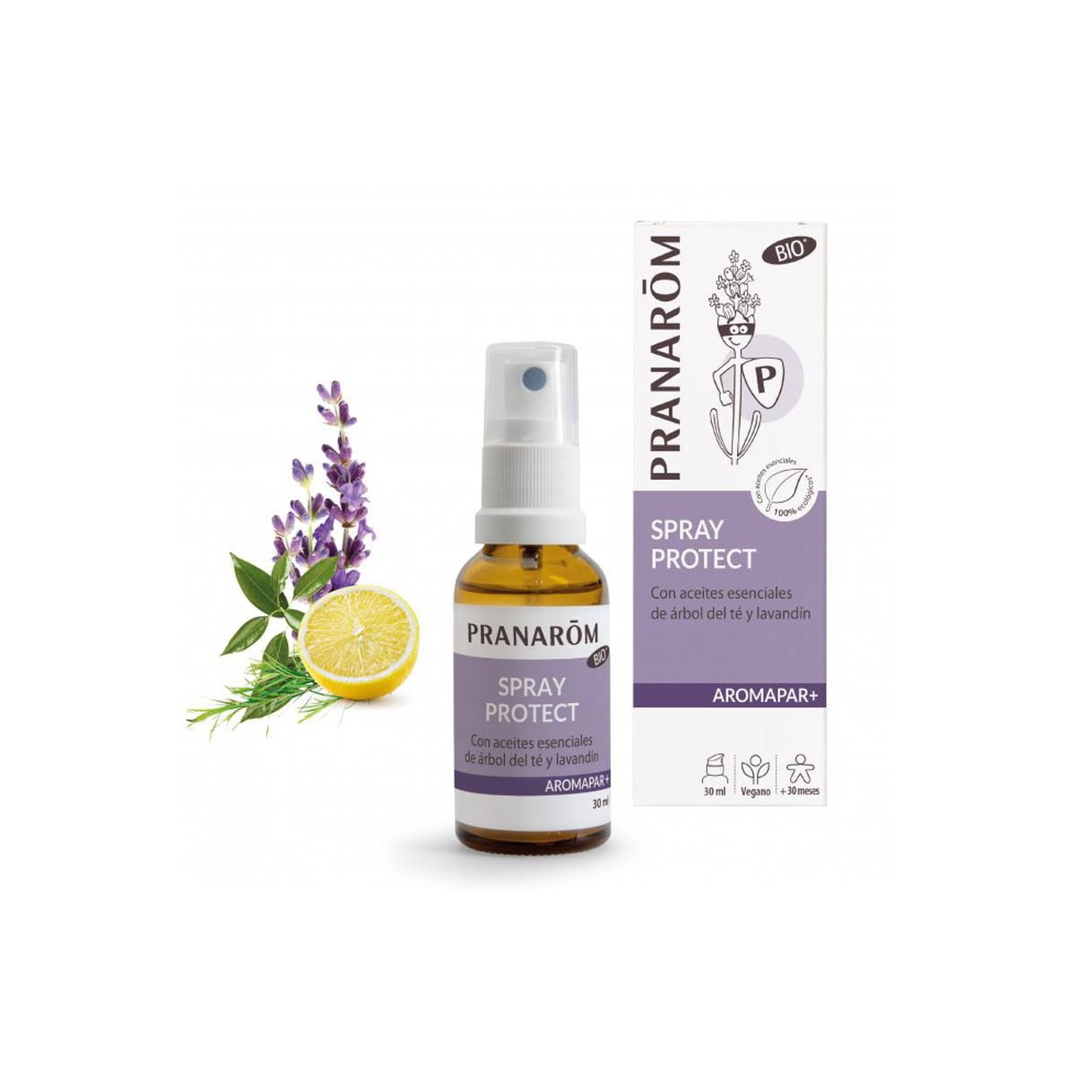 pranarom aromapar spray protect 30ml bio