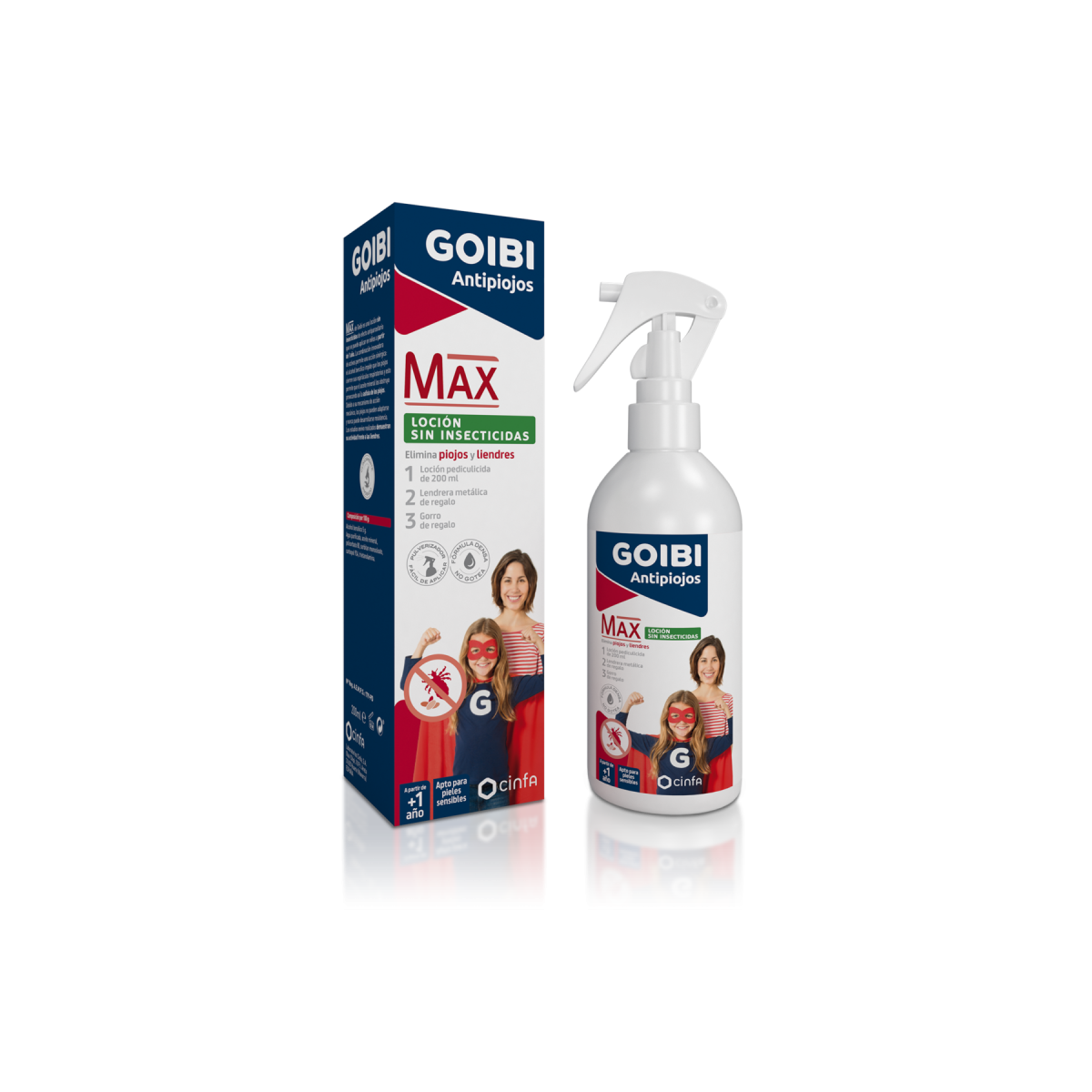 GOIBI Antipiojos Max Loción sin insecticidas 200 ml