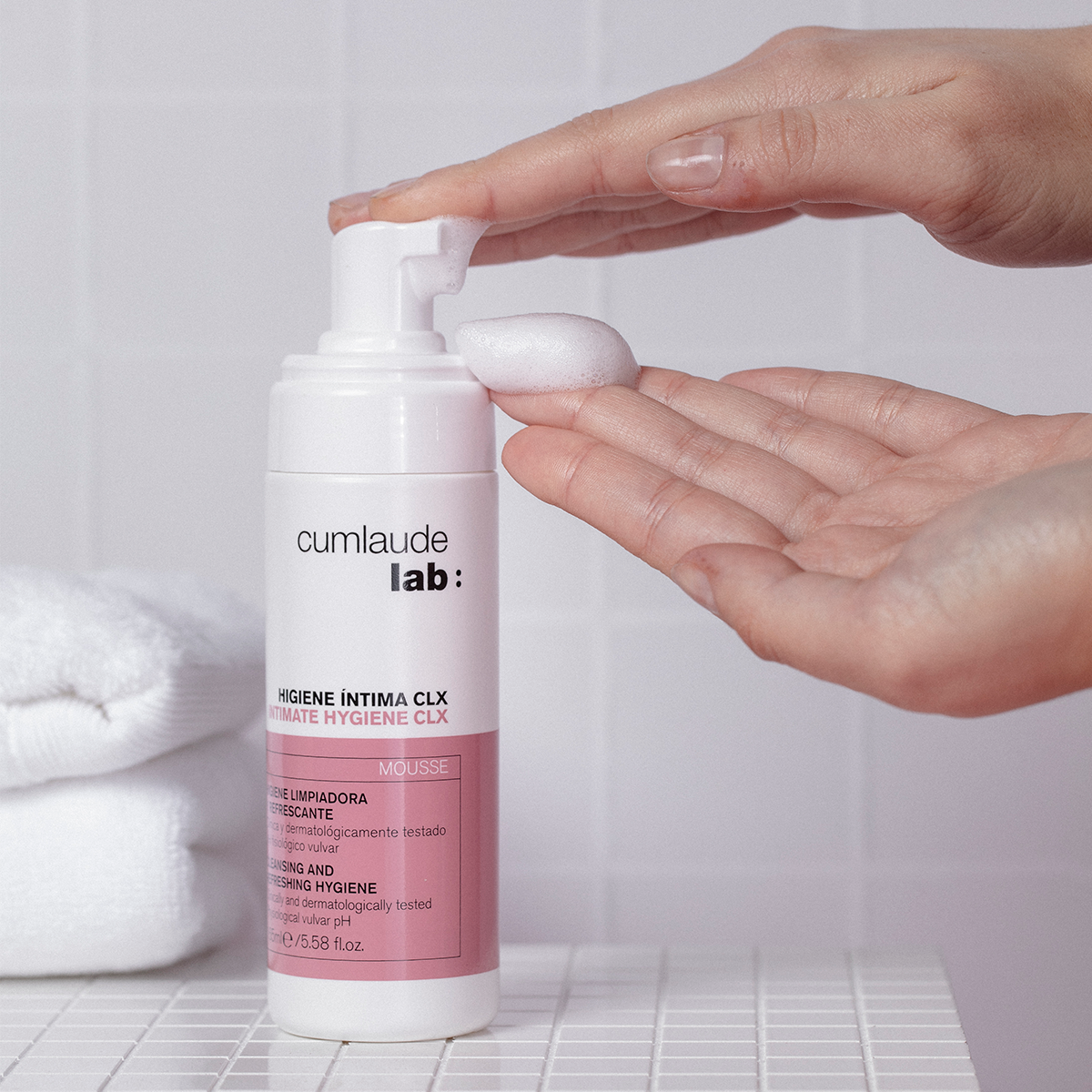 CUMLAUDE Higiene Intima Mousse CLX 165 ml