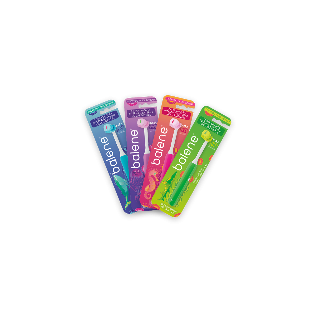 BALENE CEPILLO DENTAL MANUAL JUNIOR AZUL