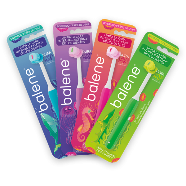 BALENE CEPILLO DENTAL MANUAL JUNIOR AZUL